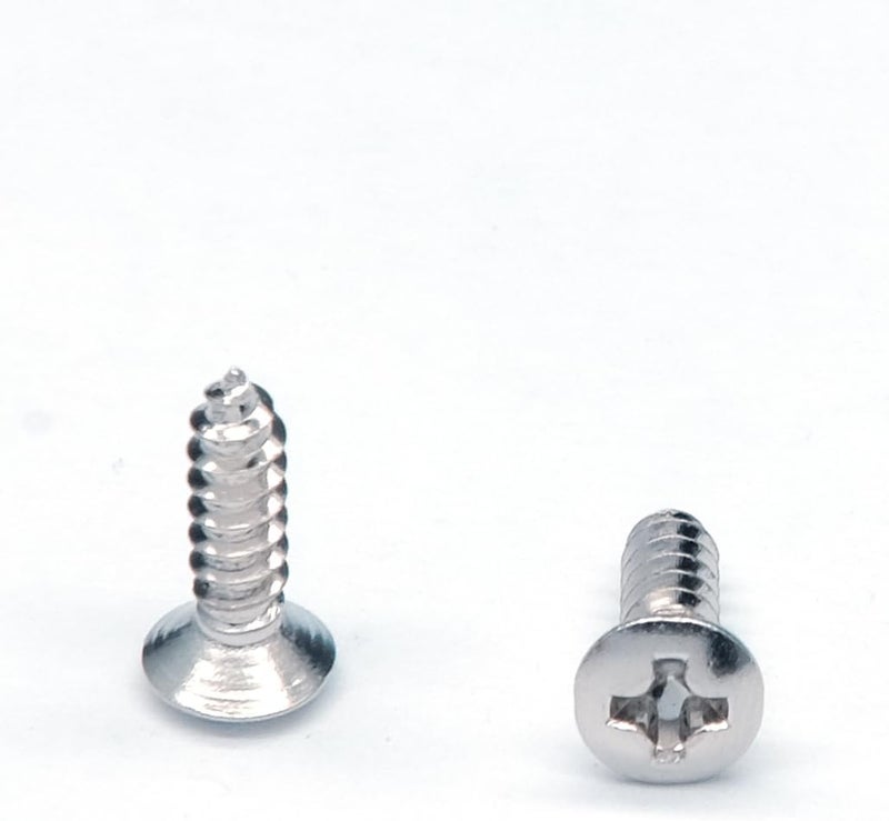 harpfeas 3MM Electric Guitar Bass Pickguard Screws Pick Guards Scratch Plate Mounting Screws for Fender Strat ST Tele TL Stratocaster Telecaster Gibson LP Les Paul SG Guitar Pack of 50 (Chrome) - Image 3